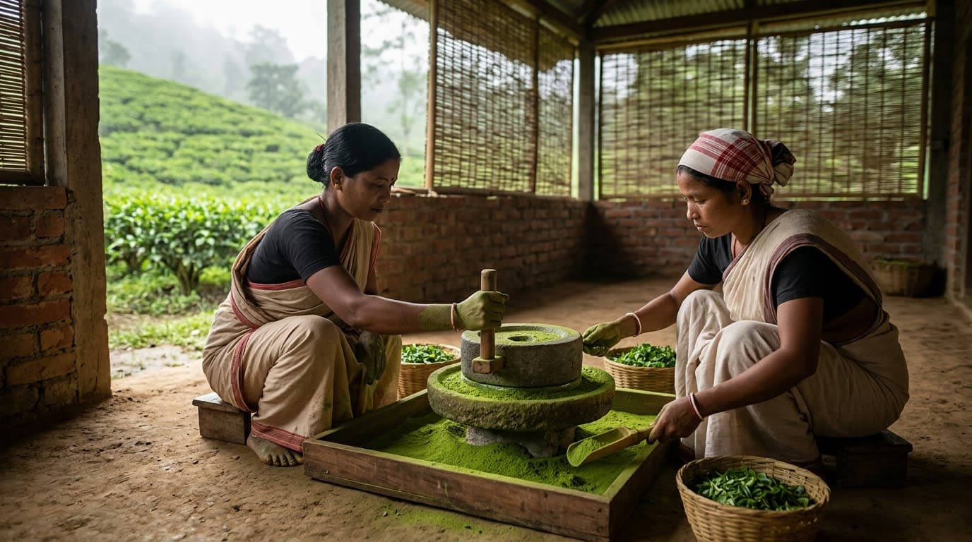 Assam Tea Estate Pioneers India's First Homegrown Matcha Batch