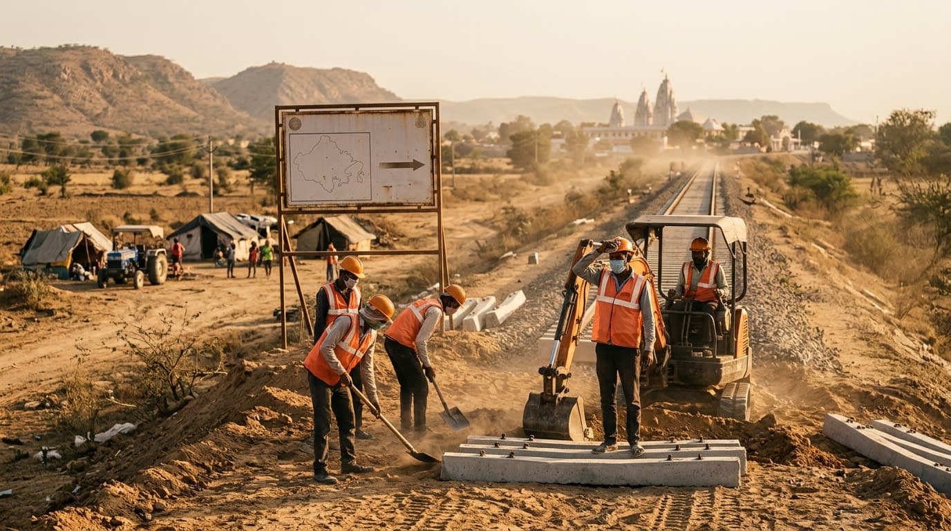 Khatu Shyam Rail Project to Boost Rajasthan Connectivity with Nine New Stations
