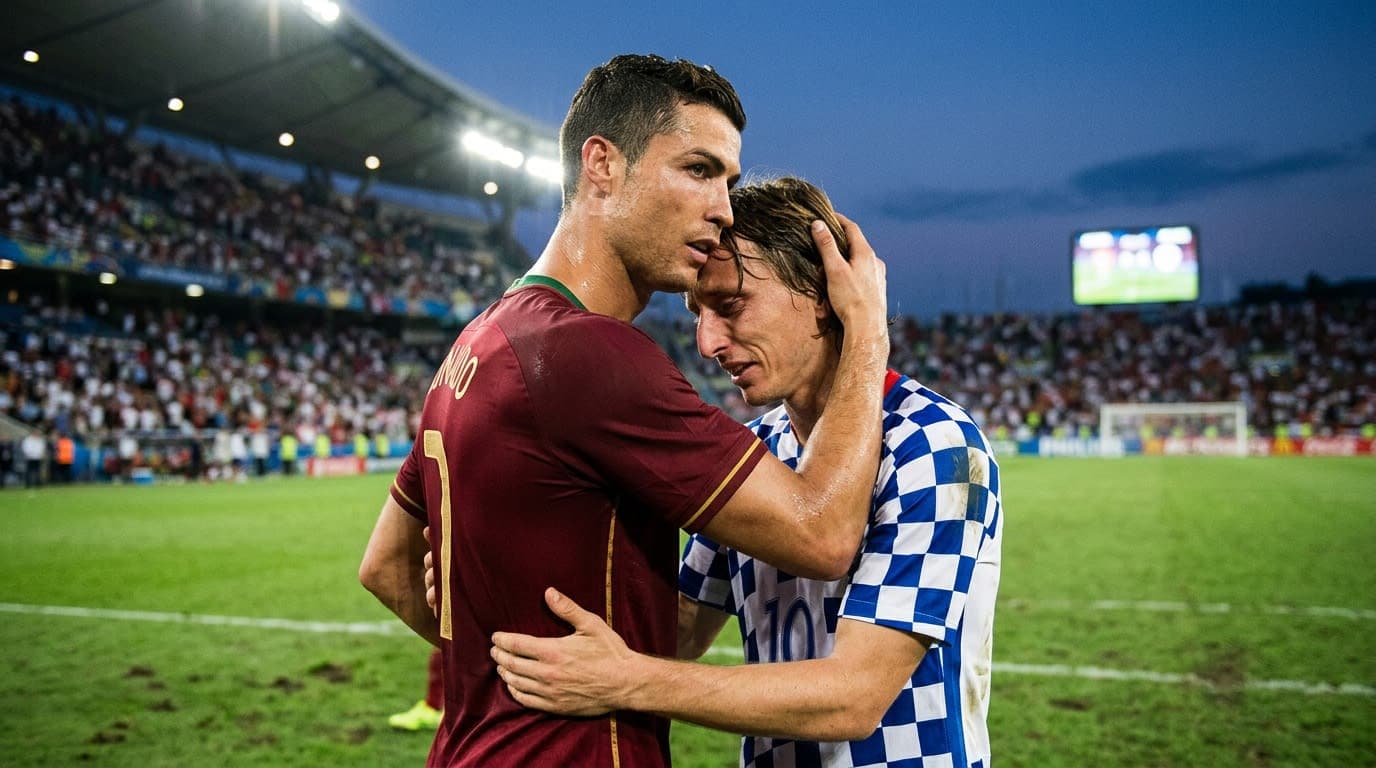 Ronaldo and Modric Share Emotional Post-Match Moment After World Cup Clash