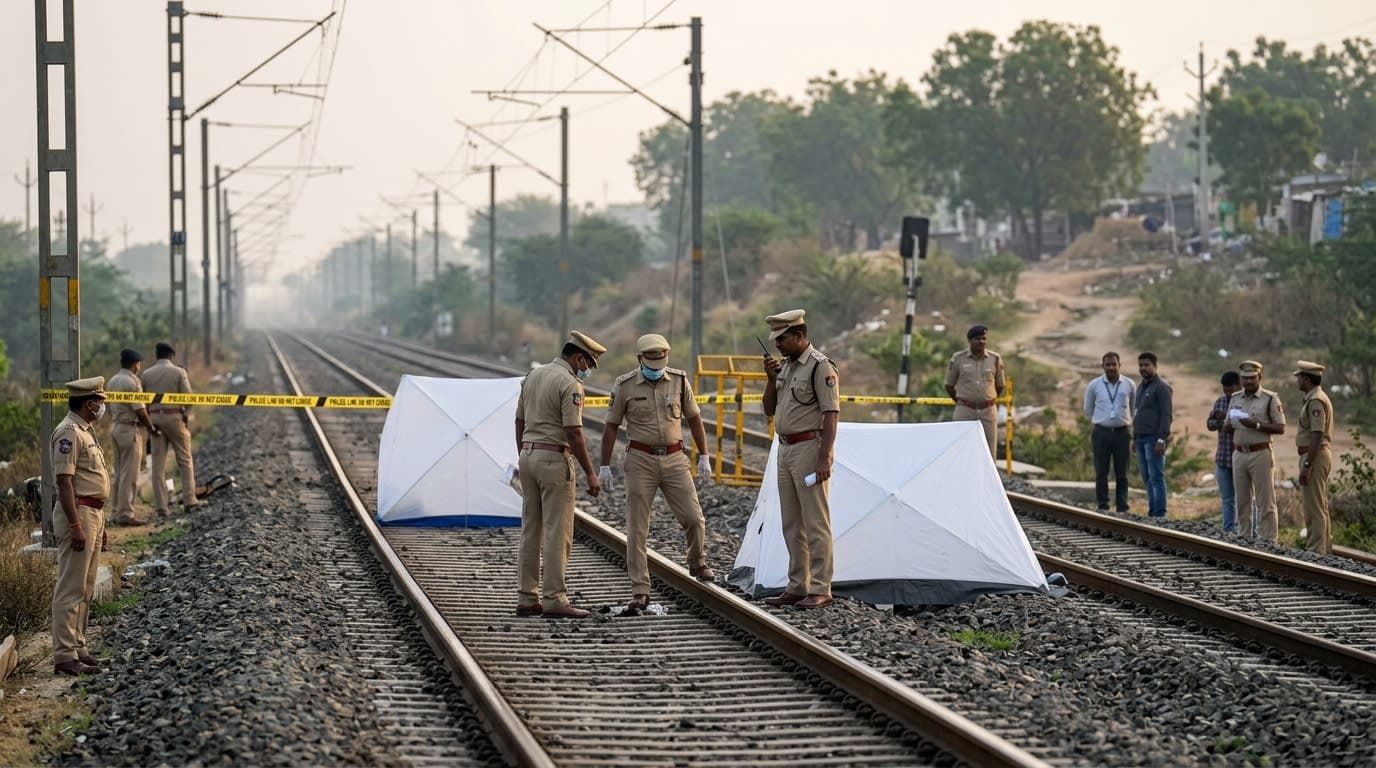 Investigation Underway After Couple Found Dead on Ghatkesar Railway Line