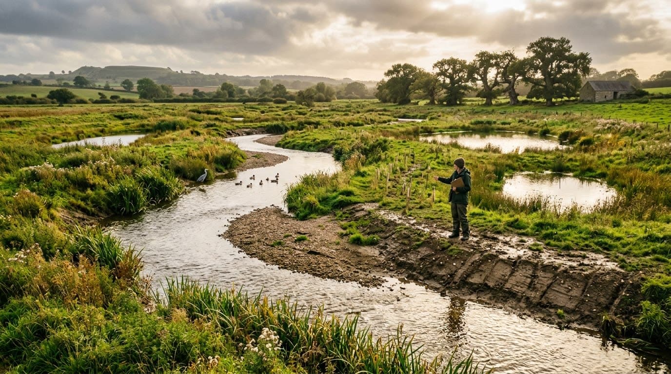 England's River Kemp Reclaims Natural Flow After Century-Long Straightening, Boosts Wildlife