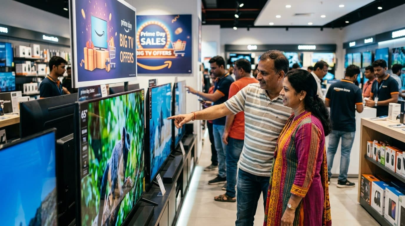 Amazon Prime Day 2026: Substantial Discounts on 65-inch Smart TVs for Indian Shoppers