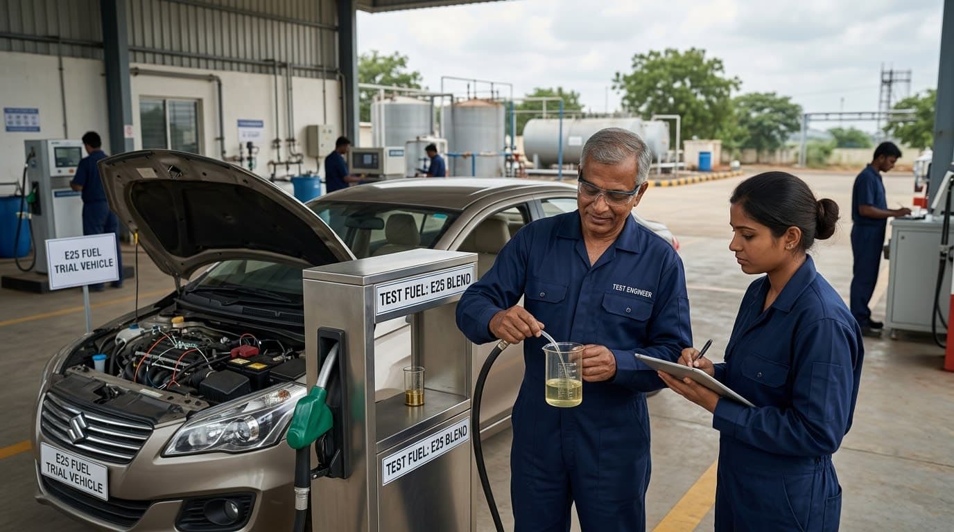 India to Conduct Extensive Trials for E25 Ethanol Blend Fuel
