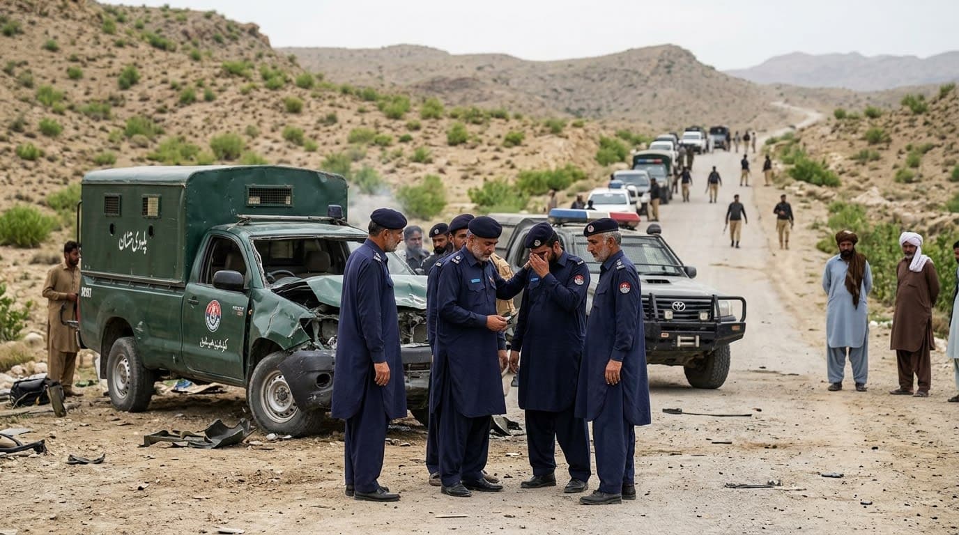 Nine Policemen Killed in Balochistan Terror Attack