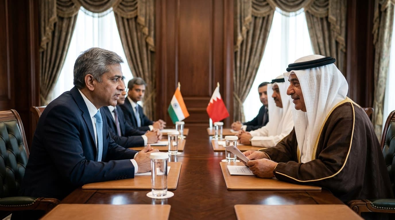 EAM Jaishankar Engages Bahraini Deputy PM in Bilateral Dialogue