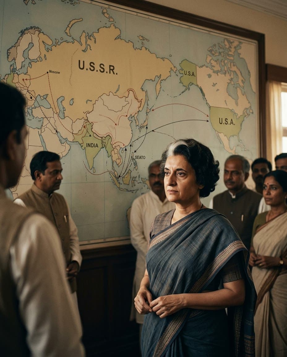 Indira Gandhi's Pivotal Moscow Visit: Forging a Cold War Alliance