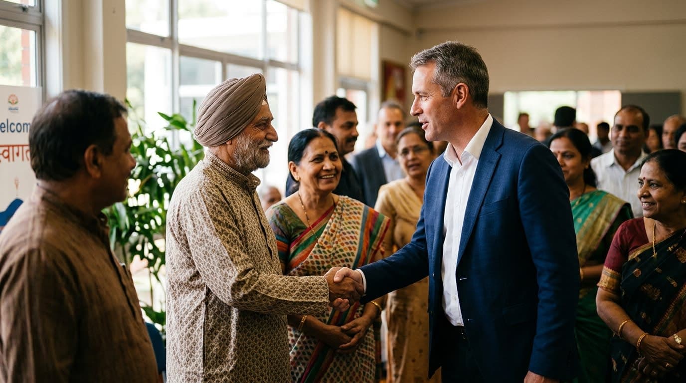 New Zealand PM Christopher Luxon Lauds Indian Community, Highlights Open Immigration Policy