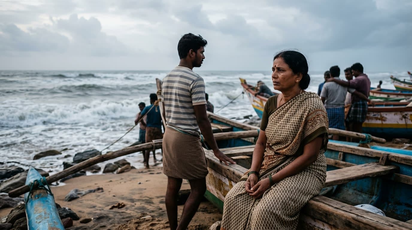 Tragedy Strikes Visakhapatnam Coast: Six Fishermen Lost to Rough Seas