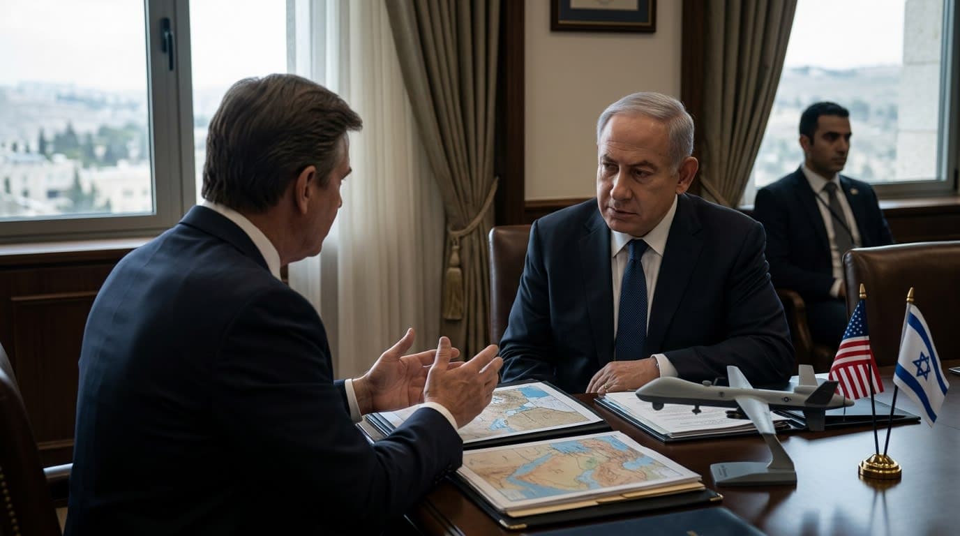 US President Trump Briefs Israeli PM Netanyahu on Gulf Operations Amidst Iran Tensions